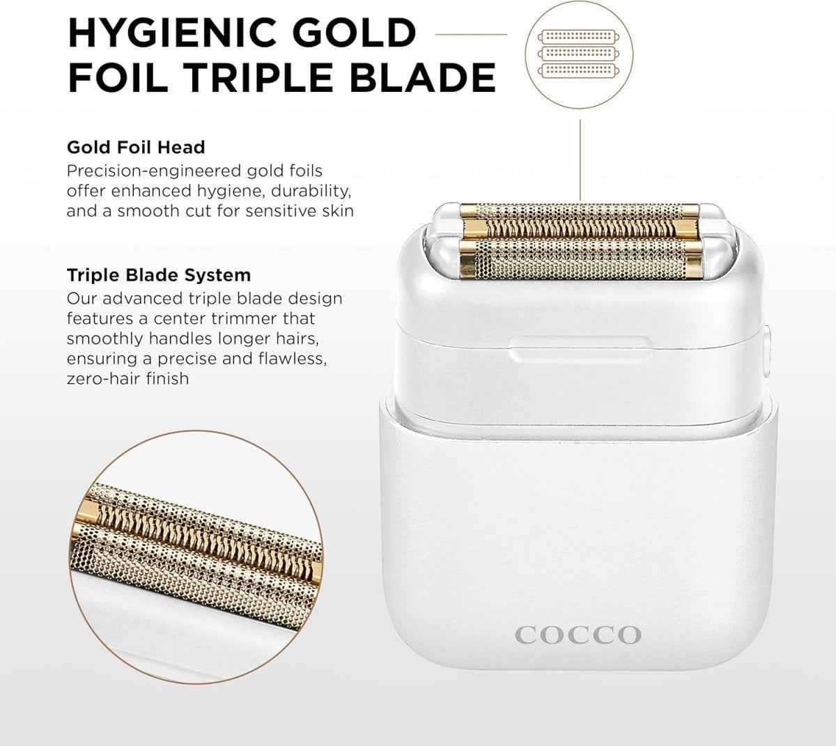 Cocco IMPACTO Micro Wet - Dry Shaver Certified Clippers