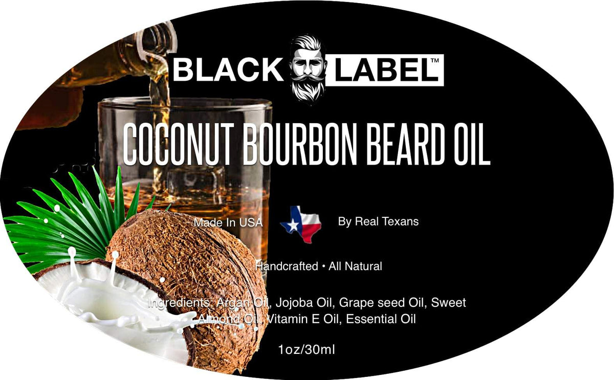 Coconut Bourbon Beard Oil Blacklabel Beard Company