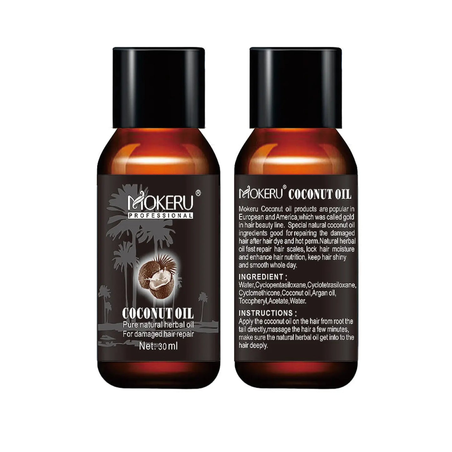 Coconut Oil Hair Repair Serum for Frizz and Damage 30ml ARBA Global