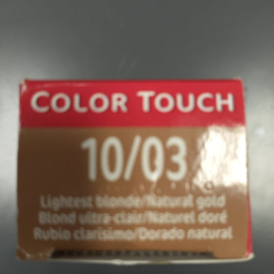 Wella Color Touch 10/03 Demi-Permanent Hair Color VIP Extensions