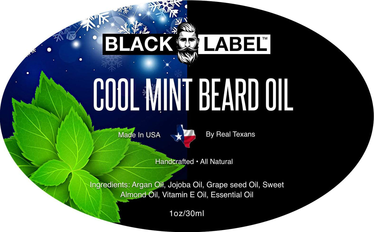 Cool Mint Beard Oil Blacklabel Beard Company