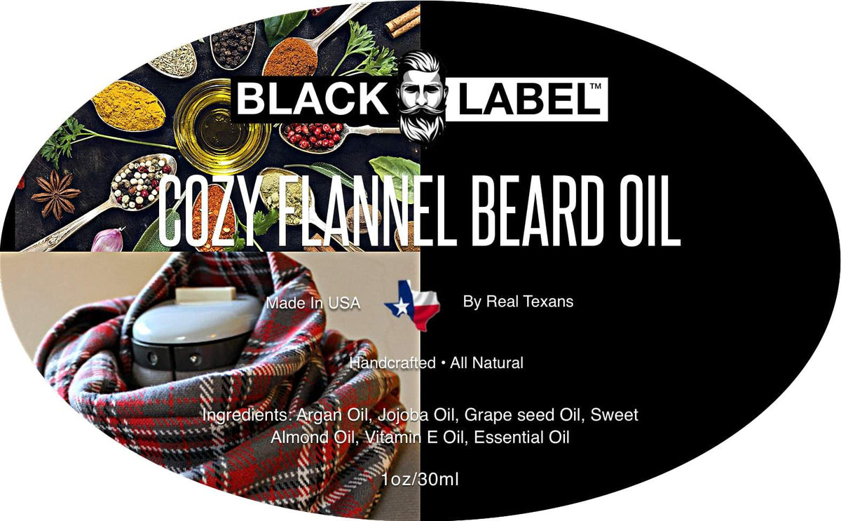 Cozy Flannel Beard Oil Blacklabel Beard Company