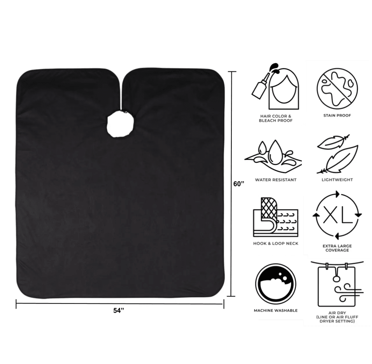 Cricket Repel All-Purpose Cape, Black VIP Extensions