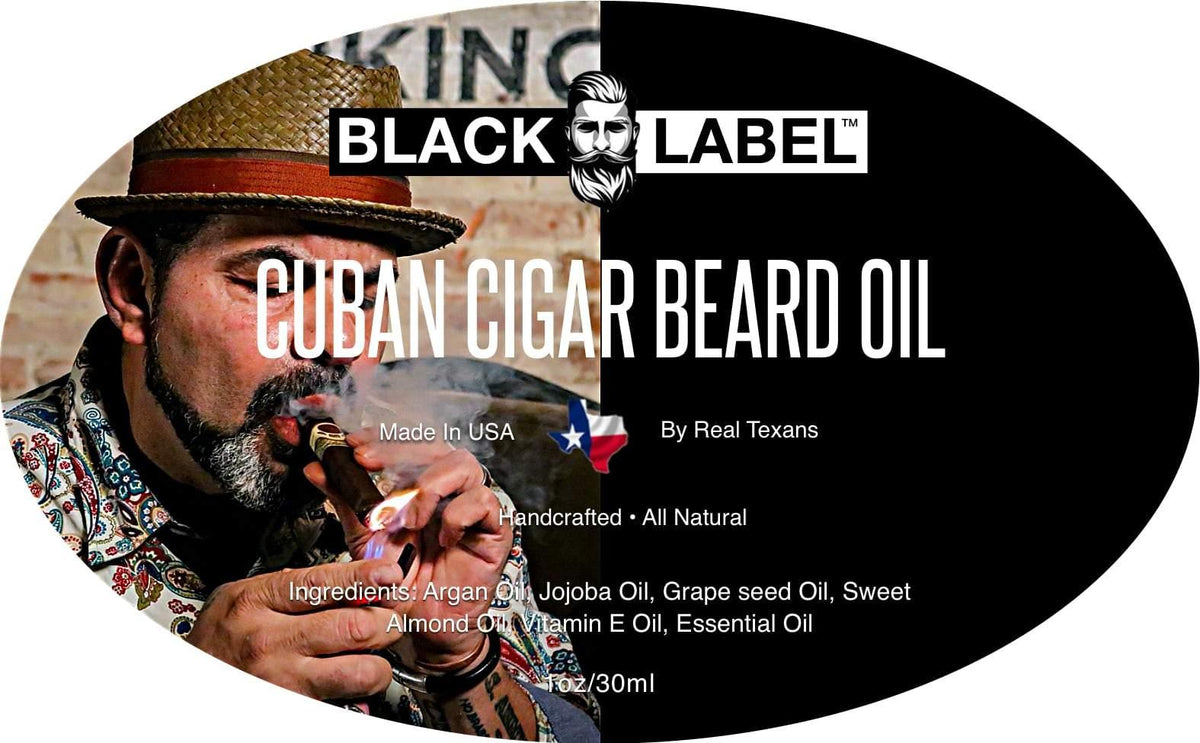 Cuban Cigar Beard Oil Blacklabel Beard Company