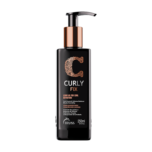 Truss Curly Fix Leave-In Curl Defining Cream – Medium-Hold Anti-Frizz Styling Cream for Defined, Long-Lasting Curls, 8.45 fl oz (250ml) VIP Extensions