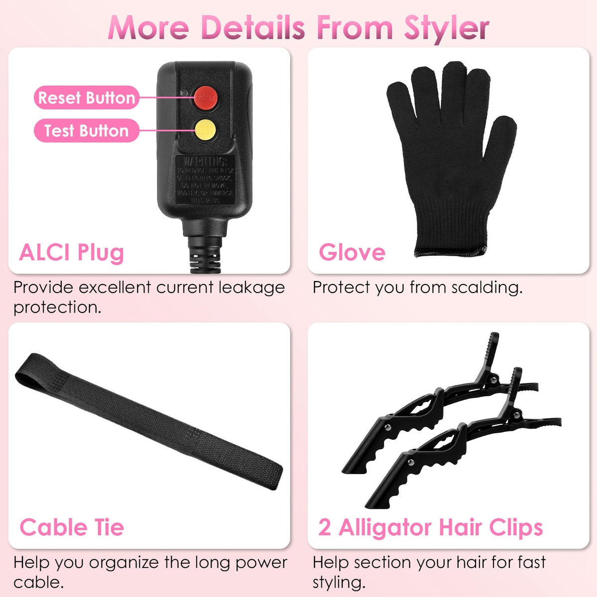 5-in-1 Hot Air Styler Brush Set Gamba Beauty