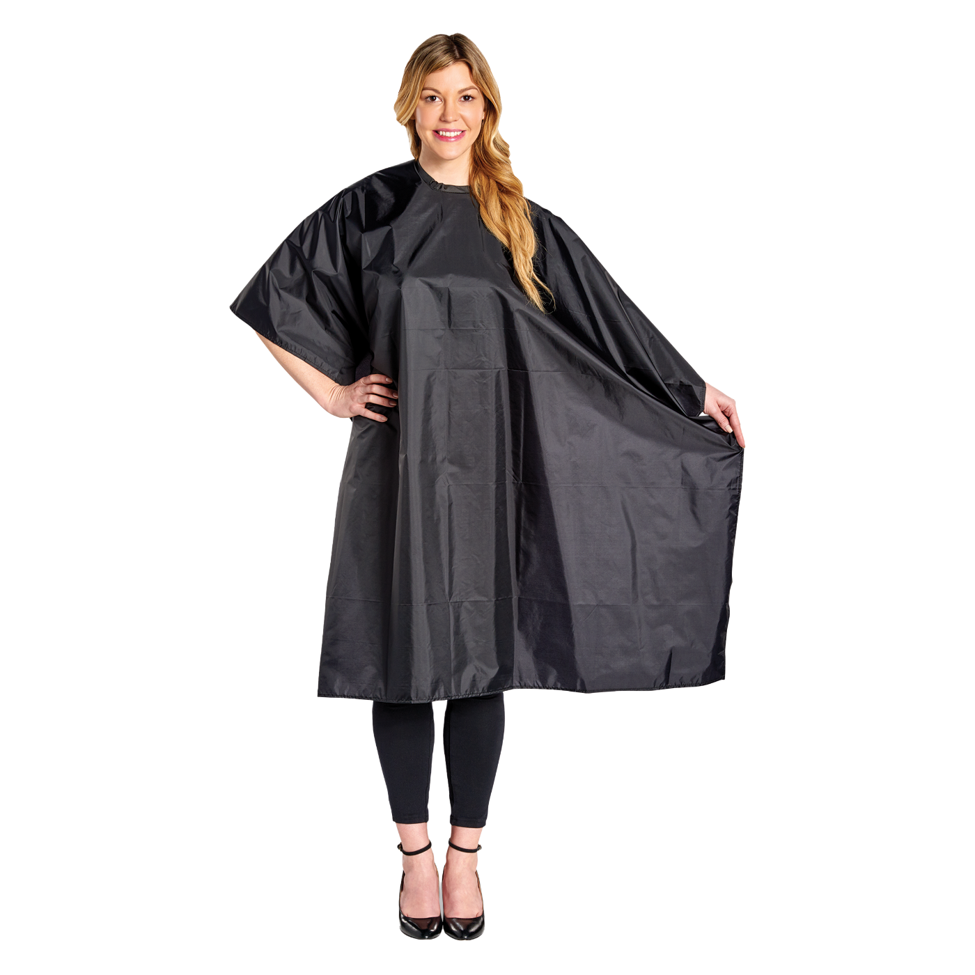Nylon Styling Cape, Snap Neck Closure Lunali Nail Supply