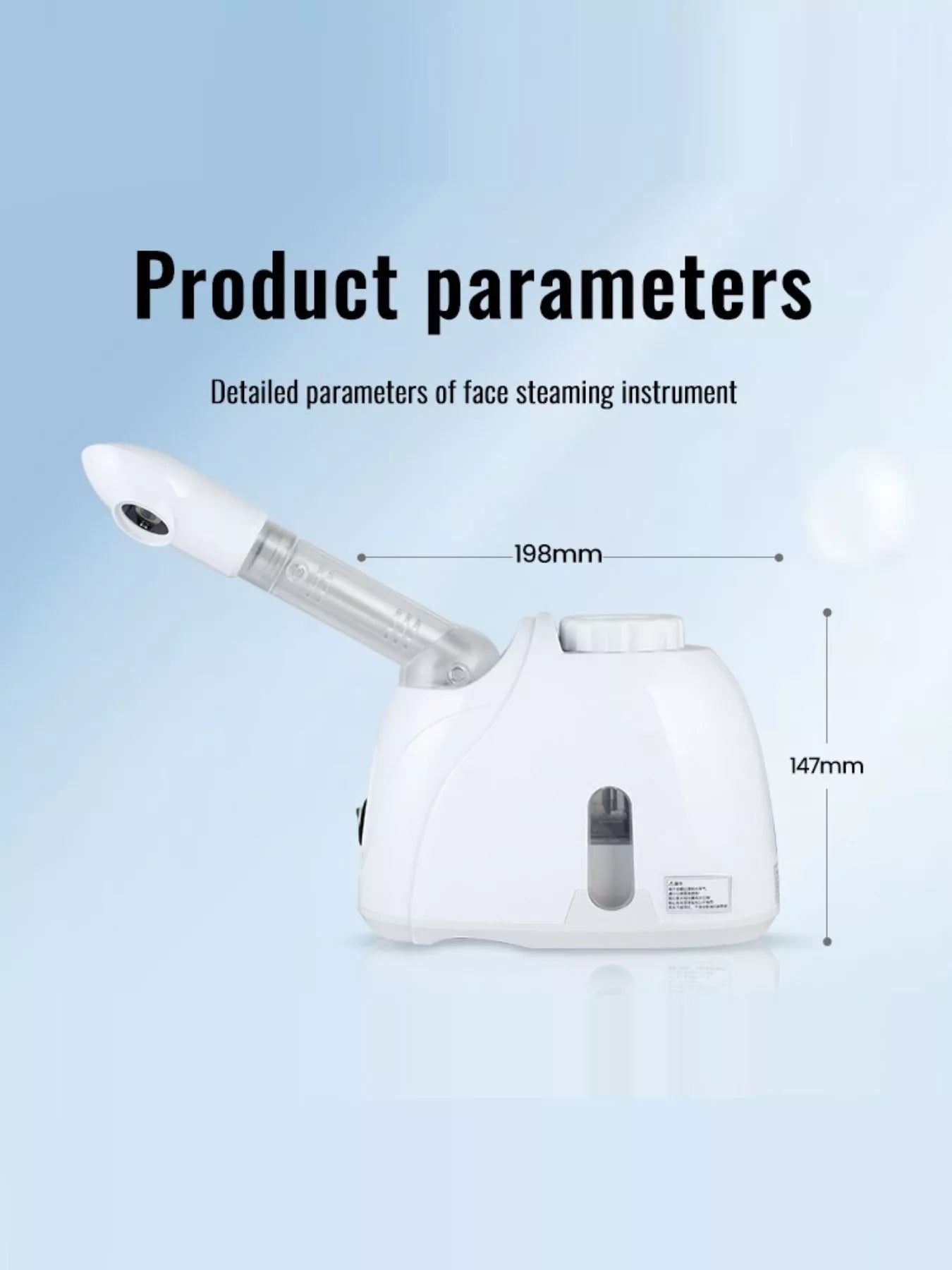 Facial Steamer Deep Cleansing Beauty Device Unique Oils