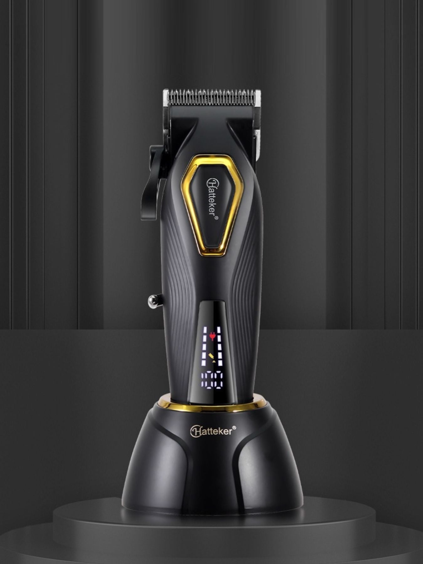Cordless Hair Clipper with LED Display Unique Oils
