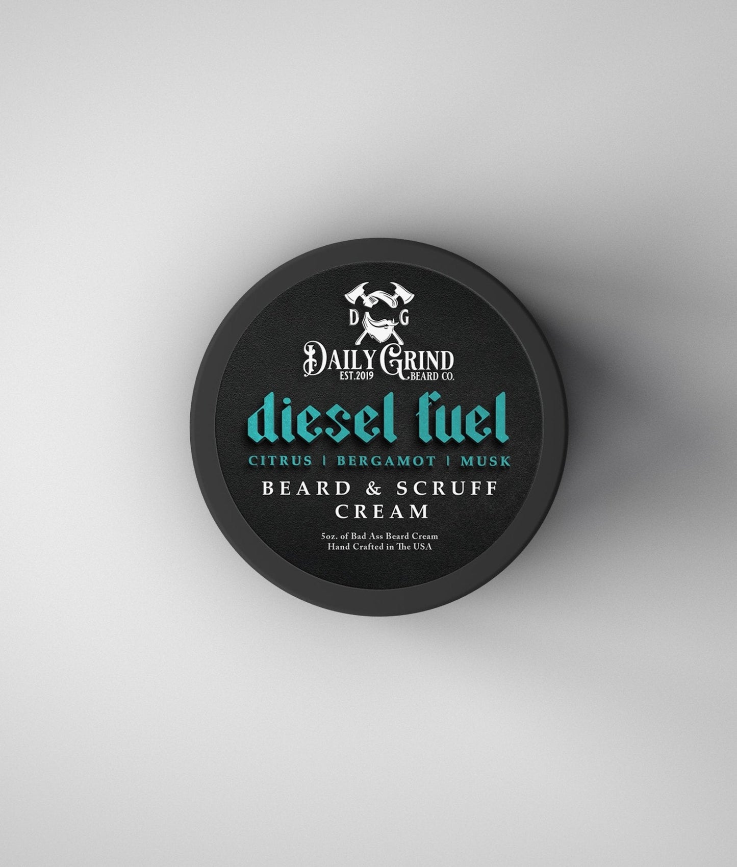 Diesel Fuel Beard & Scruff Cream for Men - Citrus, Bergamot, Musk Daily Grind