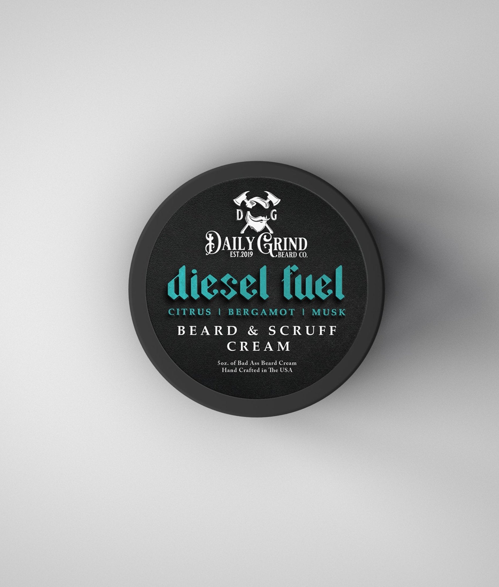 Diesel Fuel Beard & Scruff Cream for Men - Citrus, Bergamot, Musk Daily Grind
