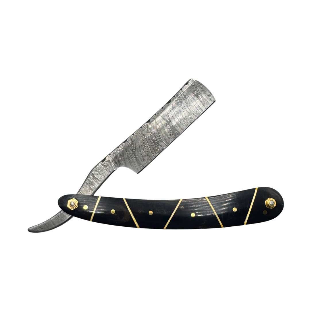Damascus Steel Straight Razor Shave Essentials