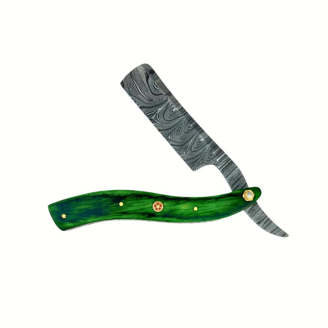 Damascus Steel Straight Razor Shave Essentials
