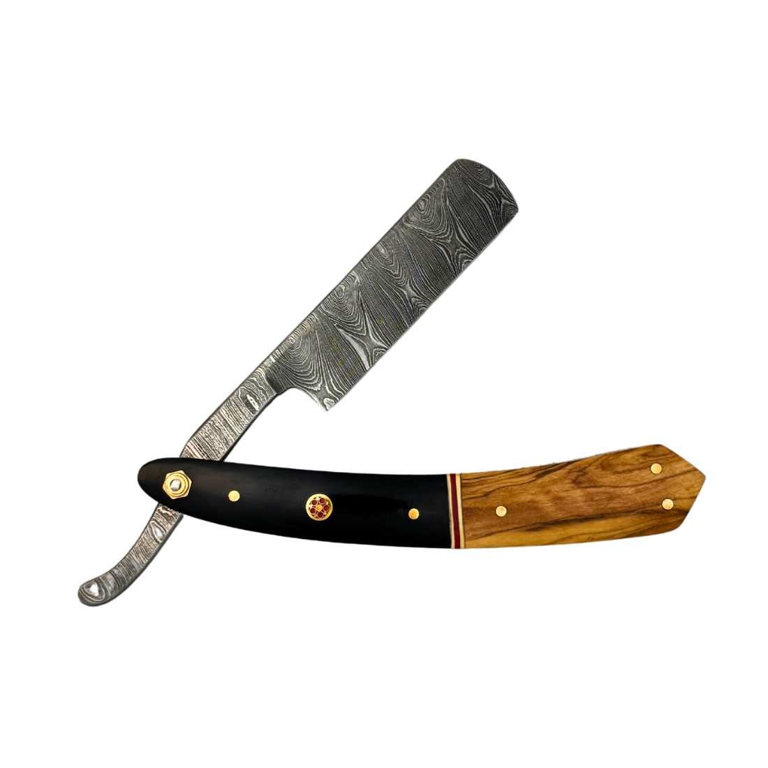 Damascus Steel Straight Razor Shave Essentials