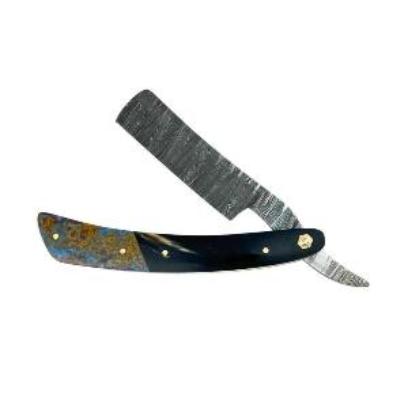 Damascus Steel Straight Razor Shave Essentials