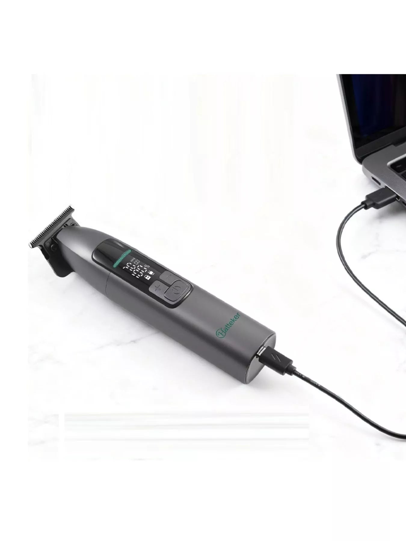 Cordless Hair Clipper with LED Display Unique Oils