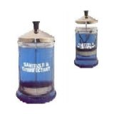 Debra Lynn DL Sterilizer Glass Manicure Jar 21 oz VIP Extensions