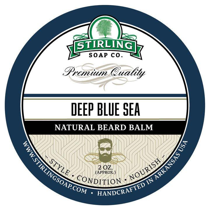 Stirling Soap Co. Deep Blue Sea Natural Beard Balm 2 Oz Pasteur Pharmacy