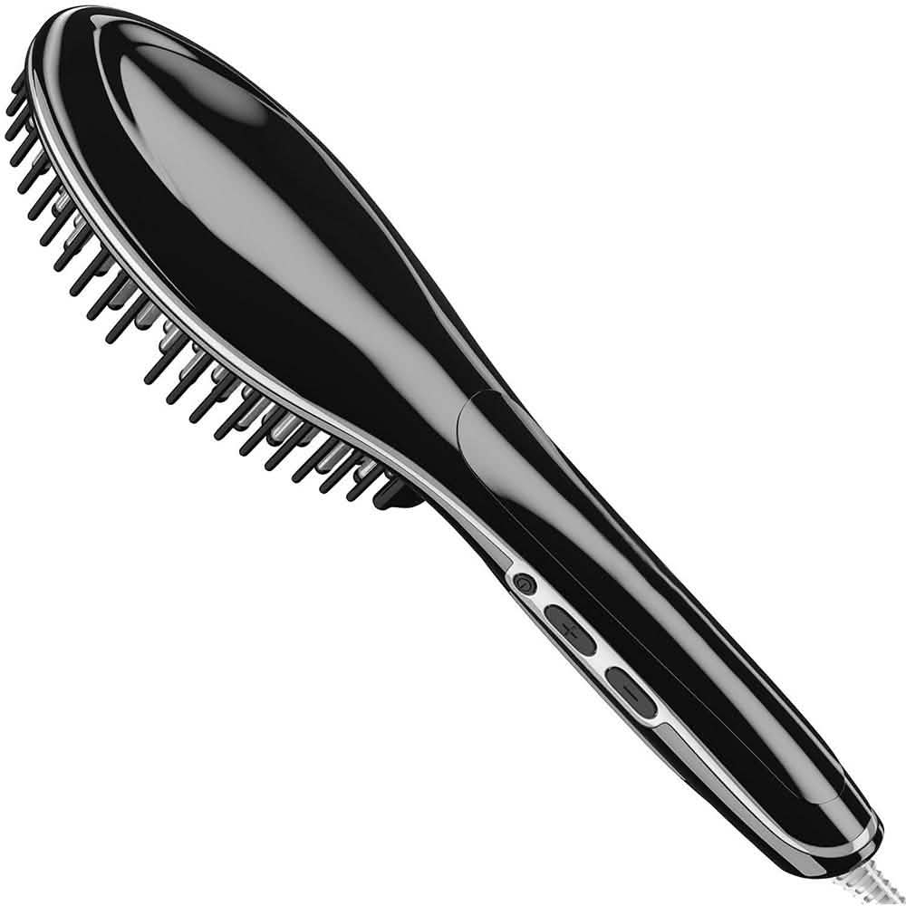 Detangling Hair Straightener Brush - Assorted Colors DailySale