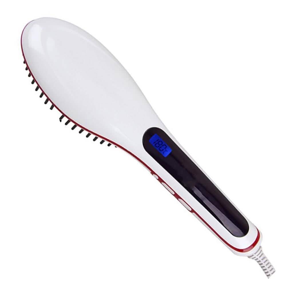 Detangling Hair Straightener Brush - Assorted Colors DailySale