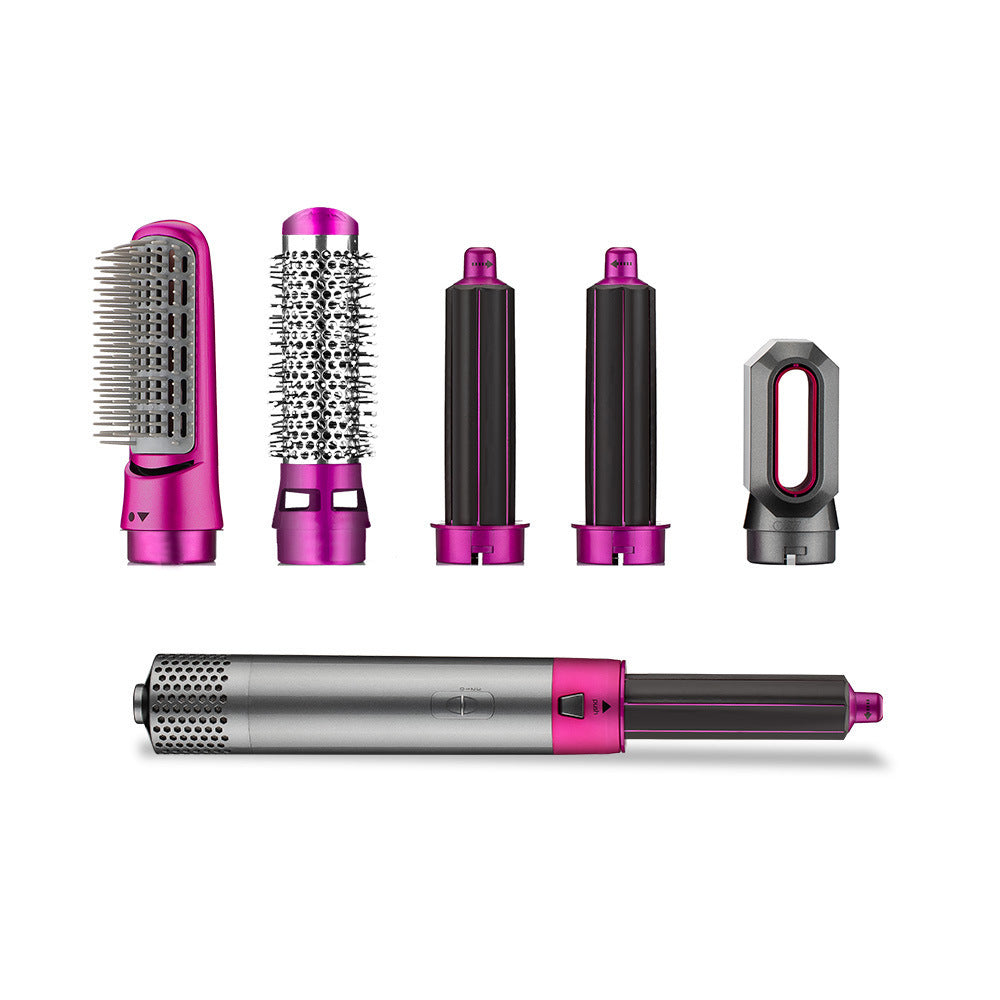 Cross-border Foreign Trade Popular Multi-functional Airy Curl Hot Air Comb Blowing Combs Hair Curler Straight Comb Hair Dryer FLIPSTYLEZLLC