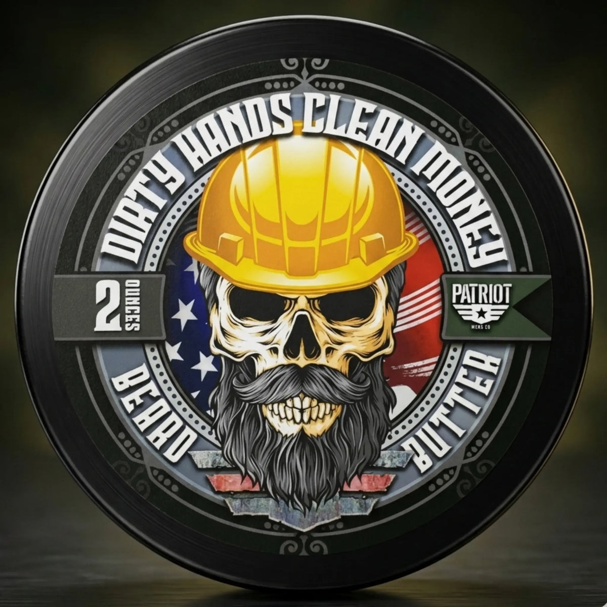Dirty Hands Clean Money Beard Butter Leather and Oakmoss Patriot And Company