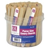 DL Pro 8 Pcs Purse Size Emery Boards in a Display VIP Extensions