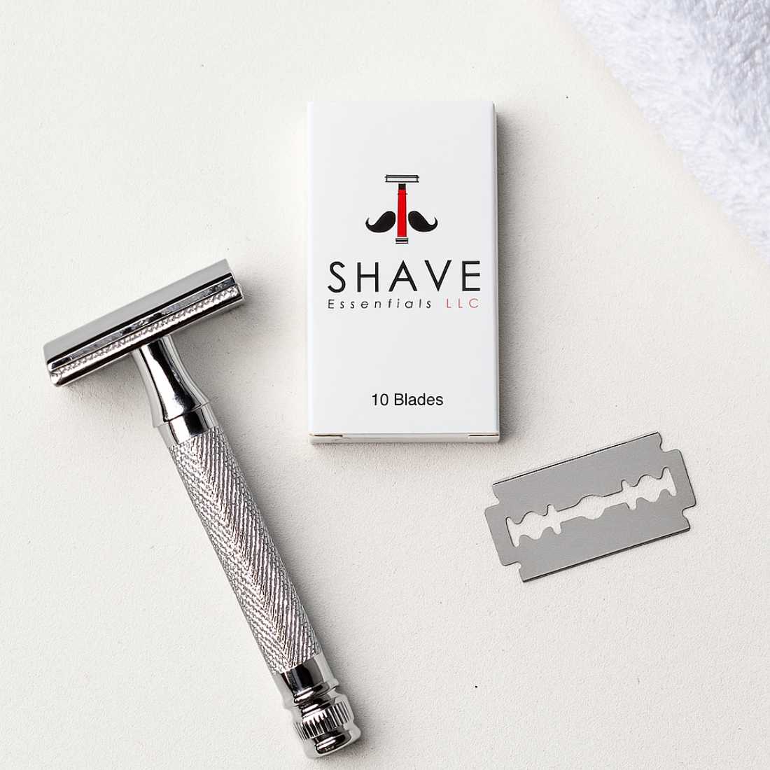 Double-Sided Safety Razor Blades - 20 Pack Shave Essentials