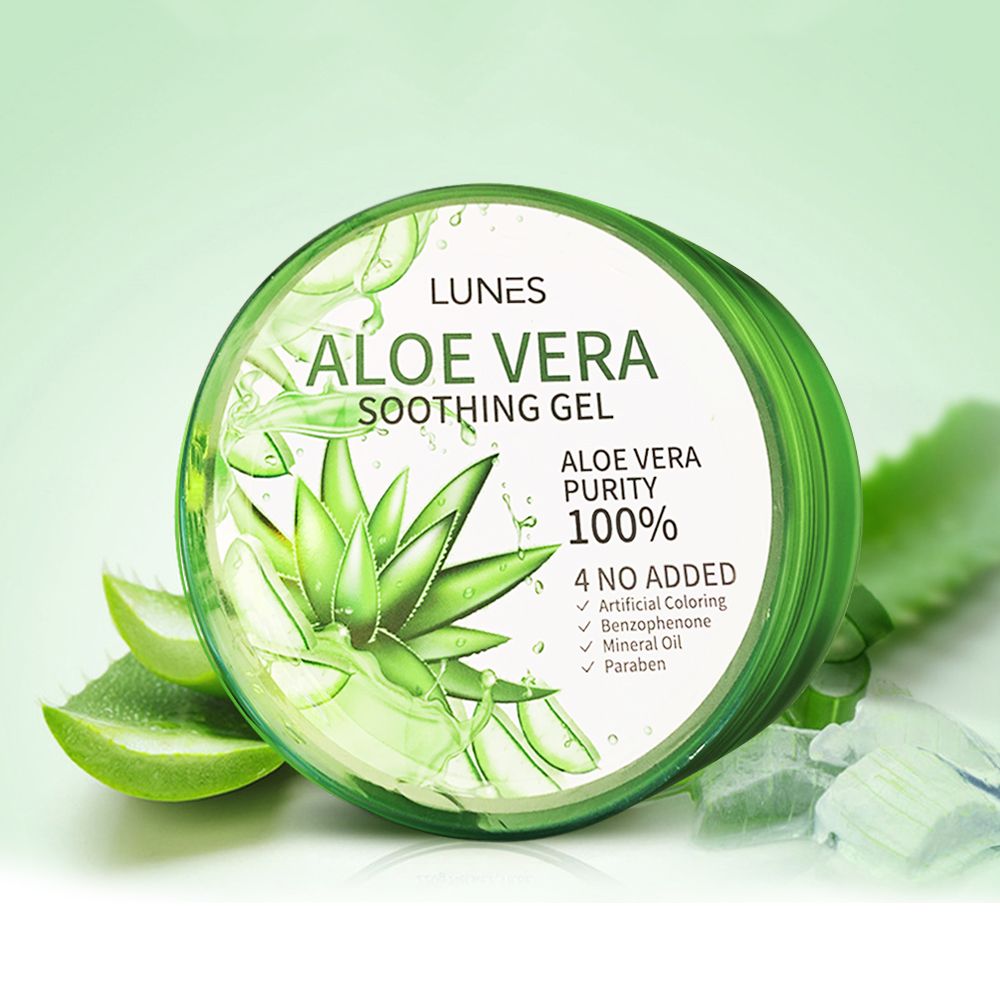 Made In Korea ALOE VERA SOOTHING & MOISTURE GEL 100% Pure 300ml (10.58oz ) Skin Moisturizing 7DAY'S