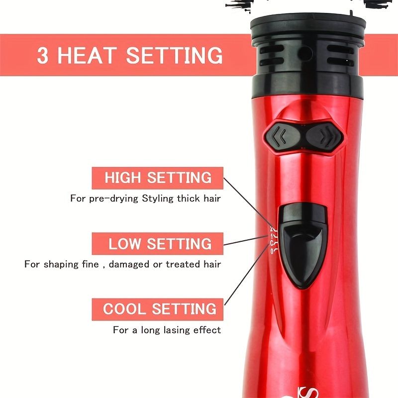 2-in-1 Electric Rotating Curling Comb and Hair Dryer for Salon-Quality Styling at Home Uncle LOL