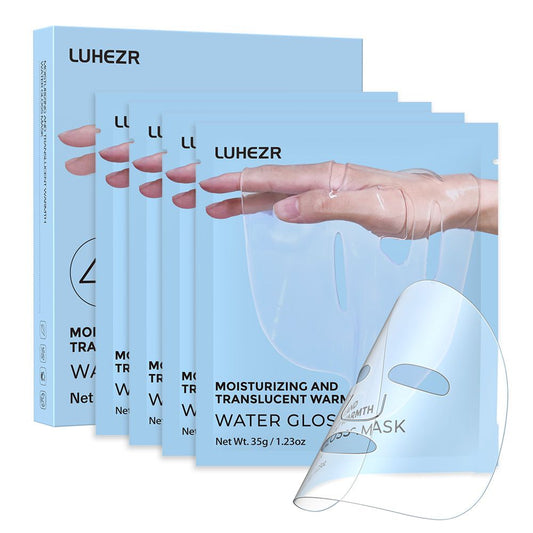 5 SHEETS/BOX Deep Collagen Anti Wrinkle Lifting Mask Pink to Transparent Collagen Mask Skincare Facial Masks for Women Skin Care Deep Hydration Daily Care 7DAY'S