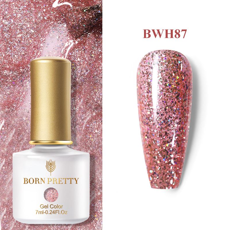 BORN PRETTY Top Gel Nail Polish 7ml Semi Permanent Varnish Function Gel Base Super Top Coat Transparent Gel Nails Soak Off Gel 7DAY'S