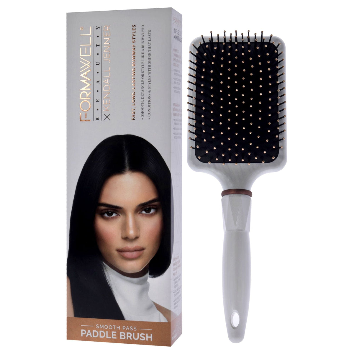 Beauty X Kendall Jenner Smooth Pass Paddle Brush by Kendall Jenner for Unisex - 1 Pc Hair Brush Uncle LOL