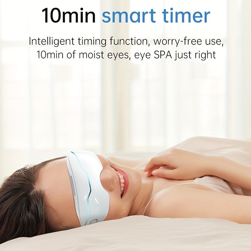Steam Eye Massager With Heat; Smart Eye Massager For Relieve Eye Strain Dry Eye Dark Circle; Electric Eye Care Device 7DAY'S