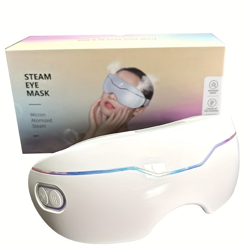 Steam Eye Massager With Heat; Smart Eye Massager For Relieve Eye Strain Dry Eye Dark Circle; Electric Eye Care Device 7DAY'S