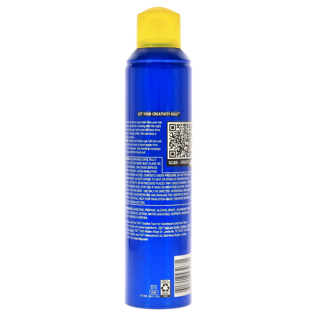 Bed Head Dirty Secret Dry Shampoo by TIGI for Unisex - 6.2 oz Dry Shampoo EasyOptionXY