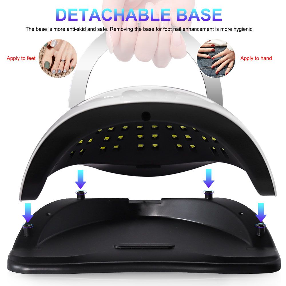 X19 UV LED Nail Lamp For Fast Drying Gel Nail Polish 72LEDS Nail Dryer With Auto Sensor Professional Manicure Salon Tool 7DAY'S