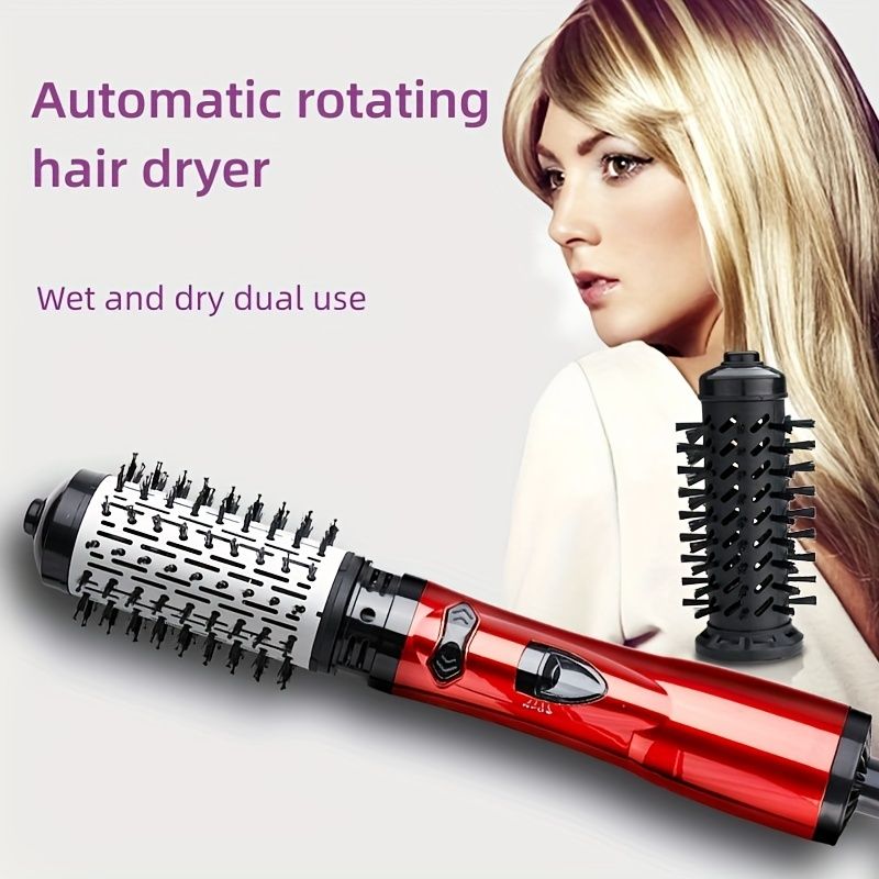 2-in-1 Electric Rotating Curling Comb and Hair Dryer for Salon-Quality Styling at Home Uncle LOL