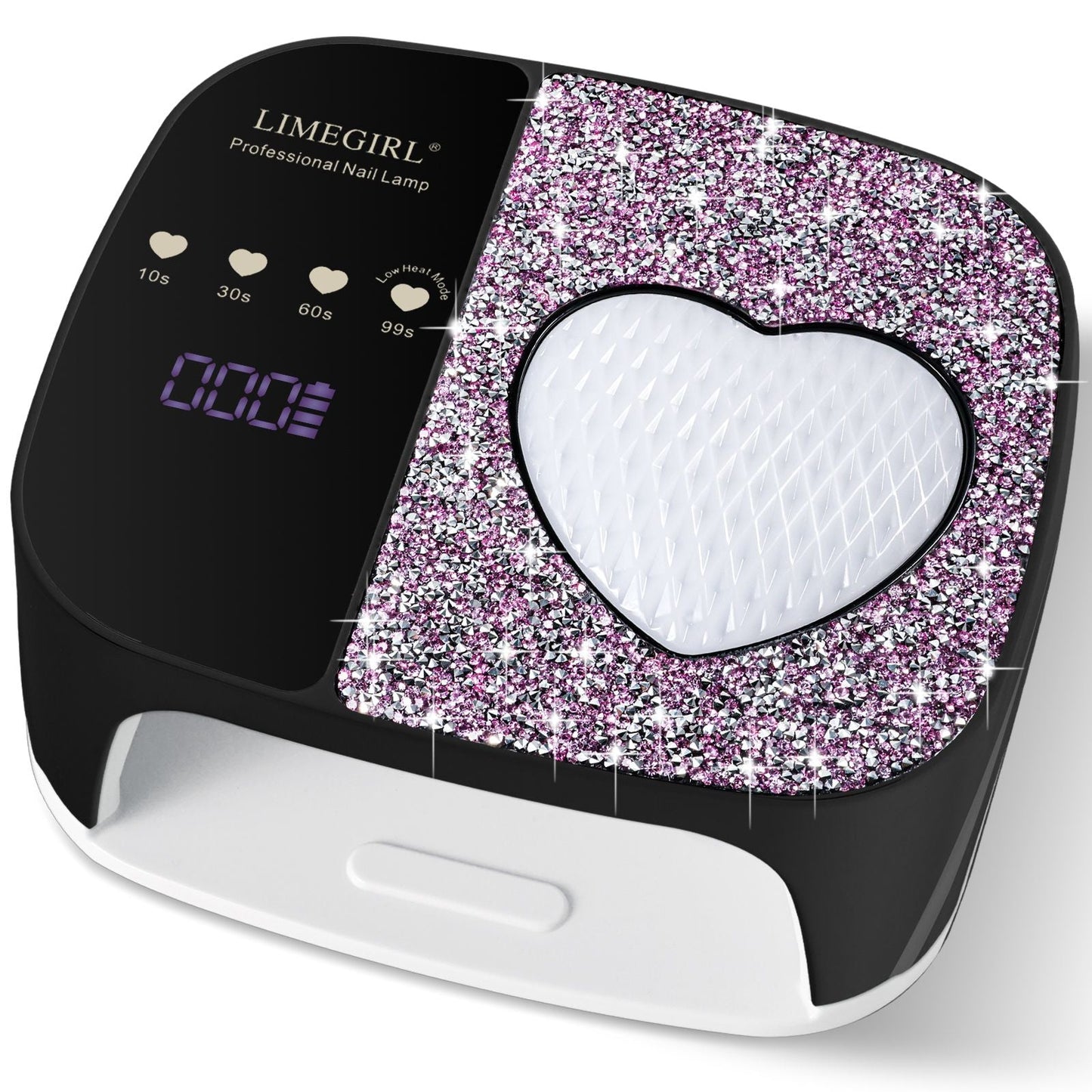 LimeGirl Cordless Nail Dryer for Gel Polish, UV LED Nail Lamp with Fast Curing UV Light & 4 Timer Settings, Portable Rechargeable Gel Lamp Nail Art Tool for Manicure Pedicure at Home & Salon 7DAY'S