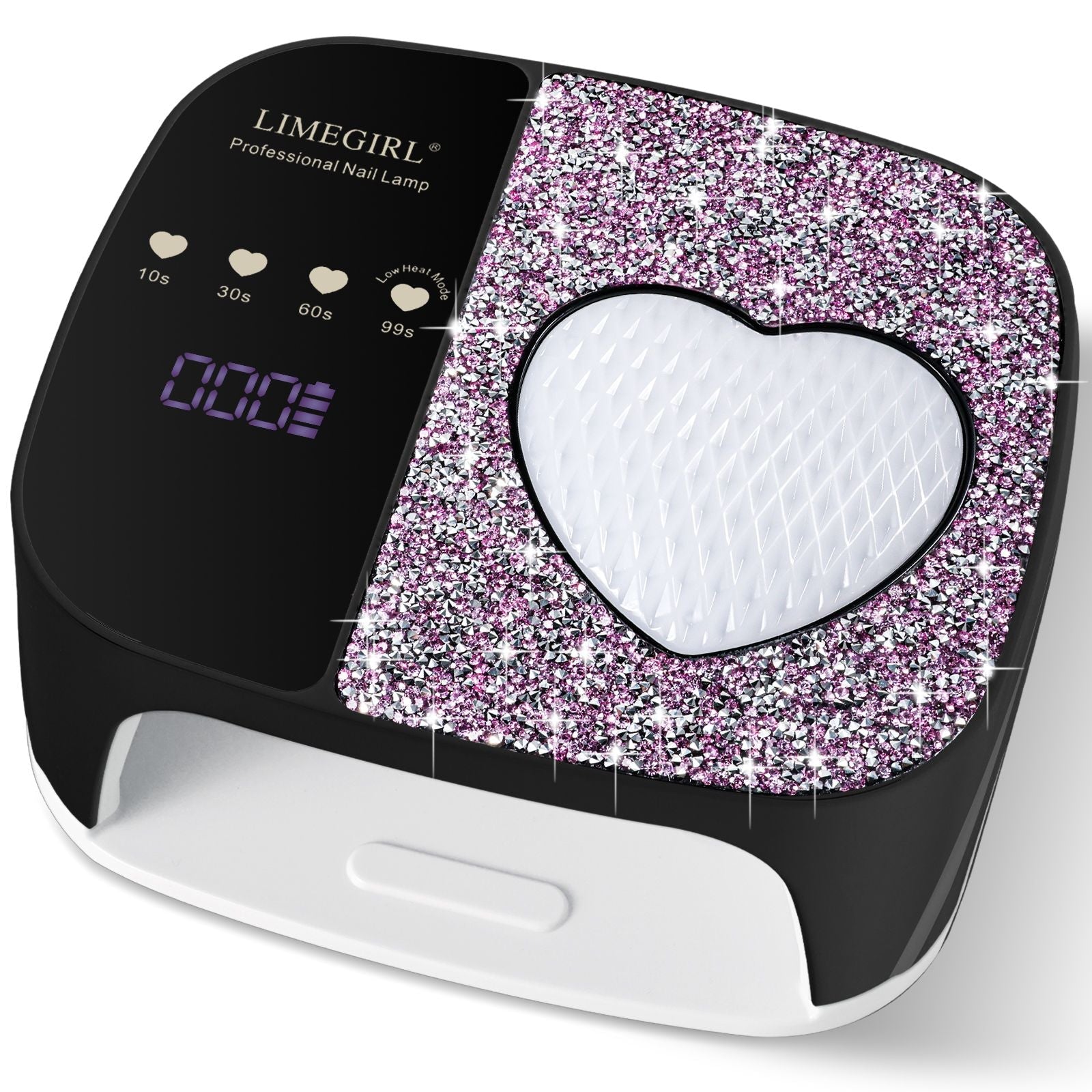 LimeGirl Cordless Nail Dryer for Gel Polish, UV LED Nail Lamp with Fast Curing UV Light & 4 Timer Settings, Portable Rechargeable Gel Lamp Nail Art Tool for Manicure Pedicure at Home & Salon 7DAY'S