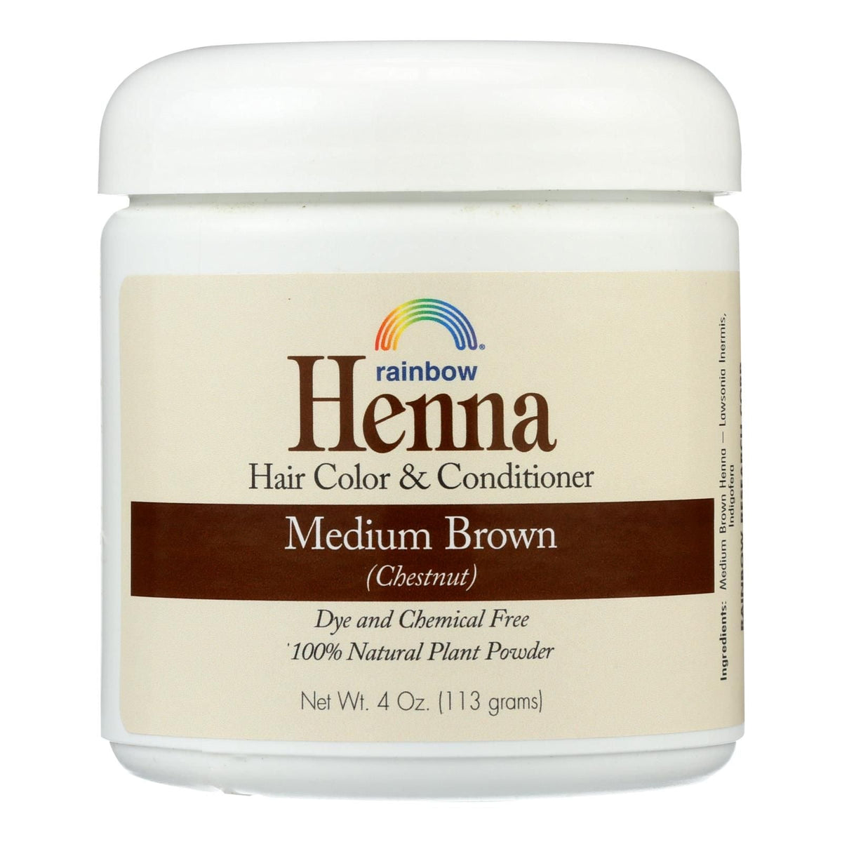 Rainbow Research Henna Hair Color And Conditioner Persian Medium Brown Chestnut - 4 Oz EasyOptionXY