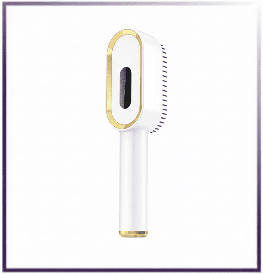 Multi-Functional 3-in-1 Scalp Massager & Hair Oil Applicator Brush | Cordless Electric Red & Blue Light Therapy Comb | Rechargeable & Portable Head Massager for Hair Growth & Relaxation (White) Uncle LOL