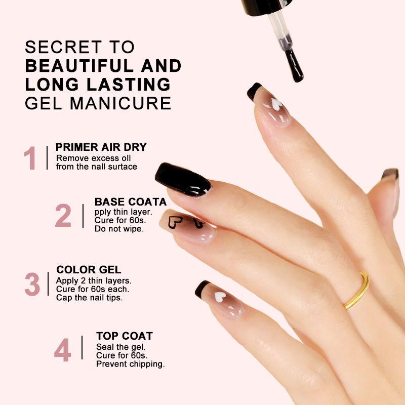 Limegirl Gel Nail Polish Set Gel Polish with Base Top Matte Top Coat Semi-permanent gel nail polish set All Season Manicure Tools Kit Nail Art Salon 7DAY'S
