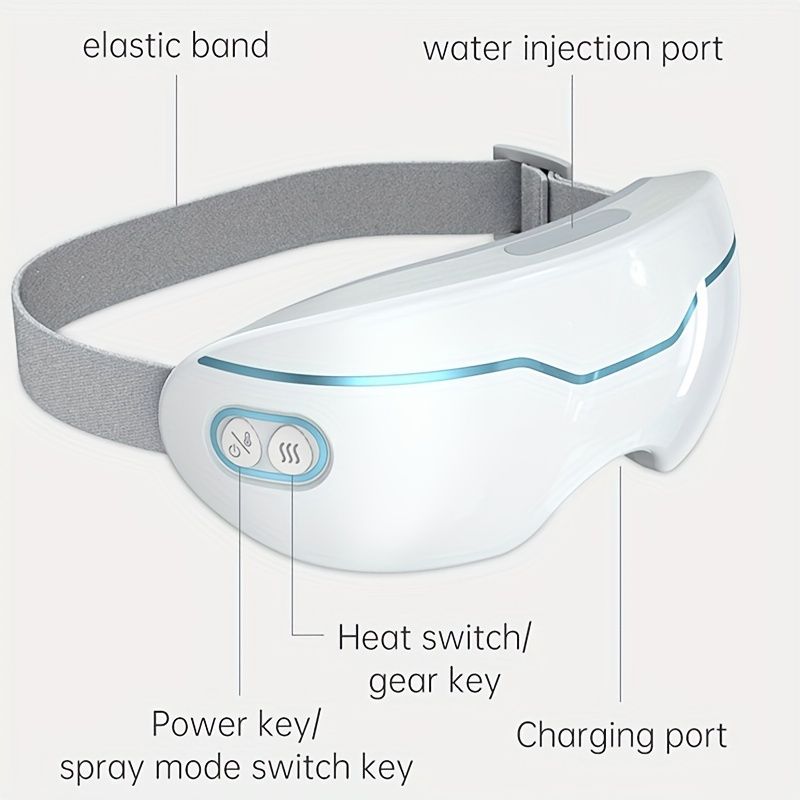 Steam Eye Massager With Heat; Smart Eye Massager For Relieve Eye Strain Dry Eye Dark Circle; Electric Eye Care Device 7DAY'S