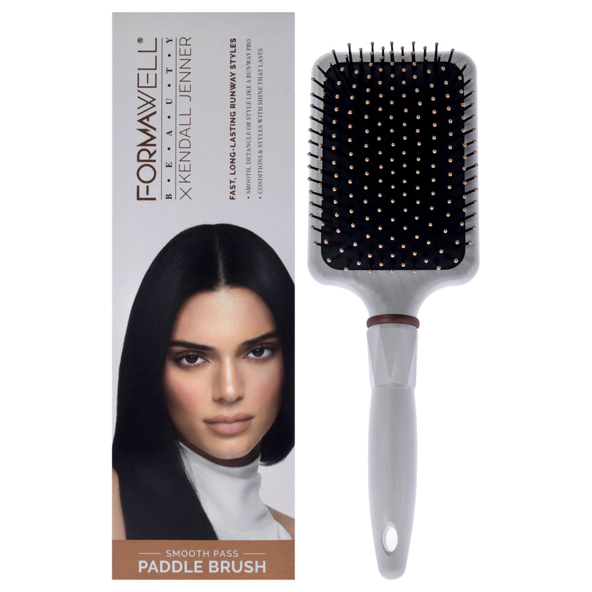 Beauty X Kendall Jenner Smooth Pass Paddle Brush by Kendall Jenner for Unisex - 1 Pc Hair Brush Uncle LOL