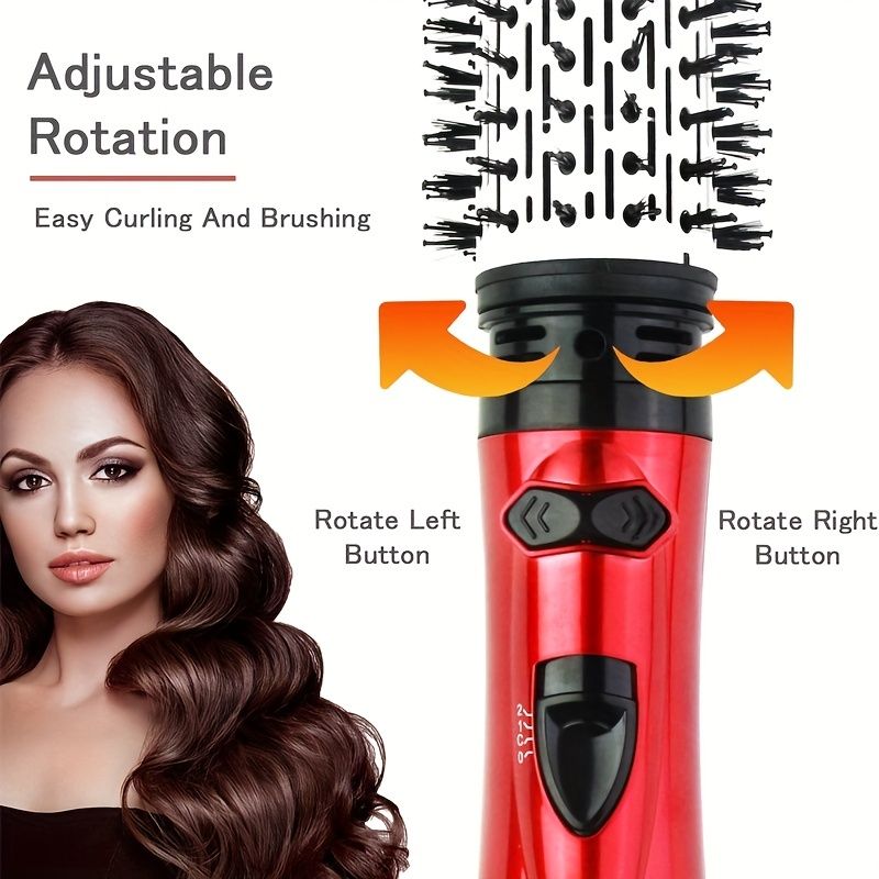 2-in-1 Electric Rotating Curling Comb and Hair Dryer for Salon-Quality Styling at Home Uncle LOL