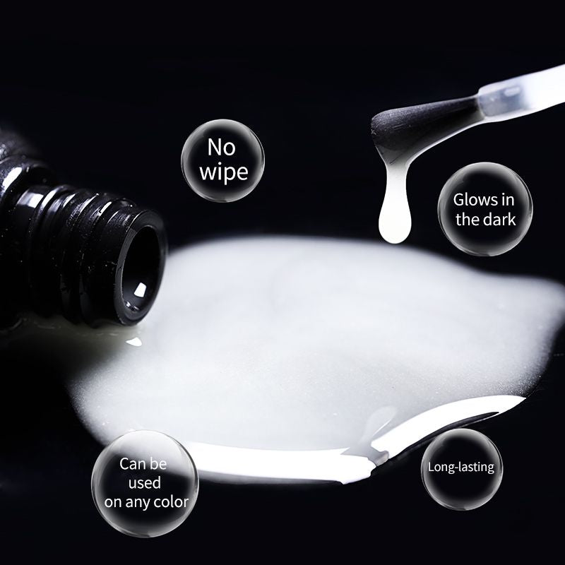 UR SUGAR Luminous Gel Top Coat Semi Permanent Glow In Dark Fluorescent Soak Off UV LED Color Gel Nail Varnish Nails for Manicure 7DAY'S
