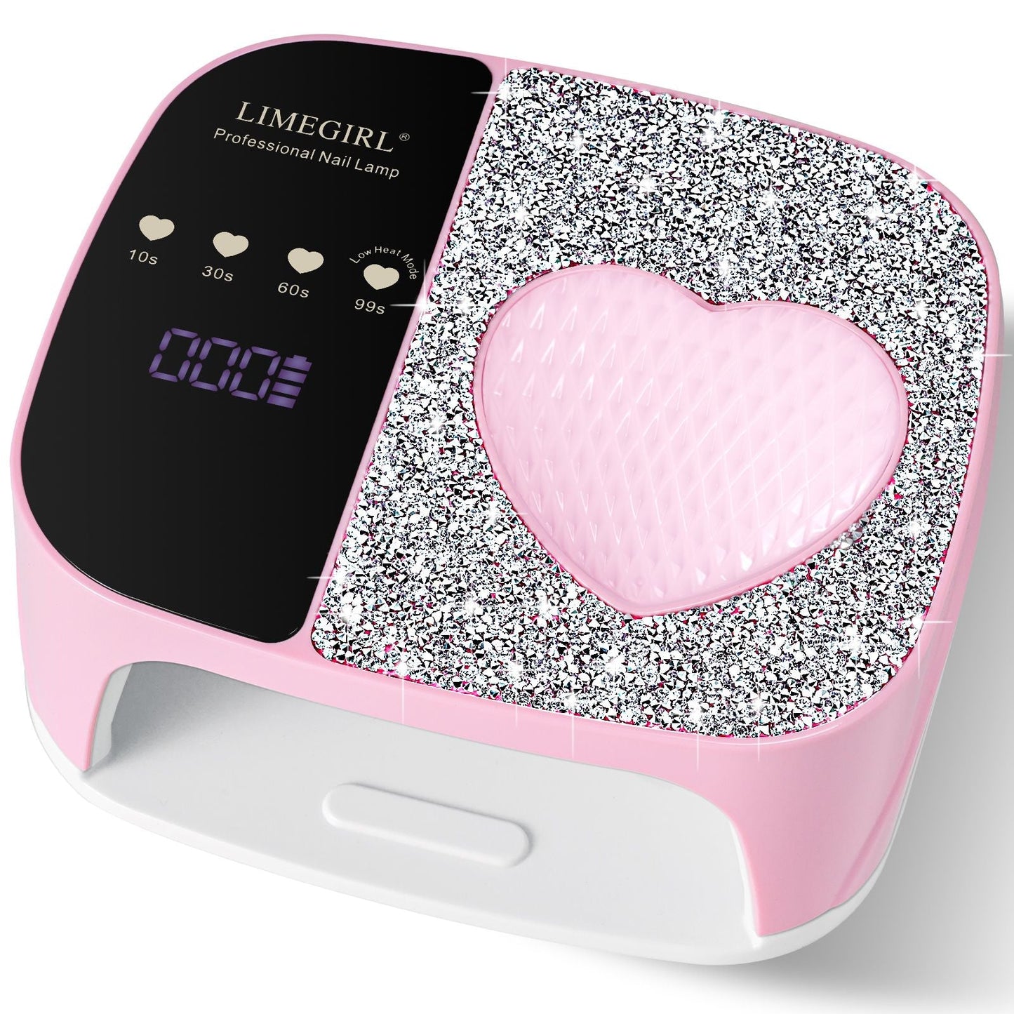 LimeGirl Cordless Nail Dryer for Gel Polish, UV LED Nail Lamp with Fast Curing UV Light & 4 Timer Settings, Portable Rechargeable Gel Lamp Nail Art Tool for Manicure Pedicure at Home & Salon 7DAY'S