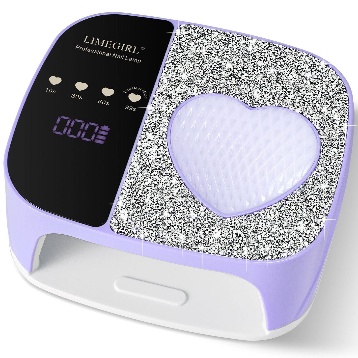 LimeGirl Cordless Nail Dryer for Gel Polish, UV LED Nail Lamp with Fast Curing UV Light & 4 Timer Settings, Portable Rechargeable Gel Lamp Nail Art Tool for Manicure Pedicure at Home & Salon 7DAY'S