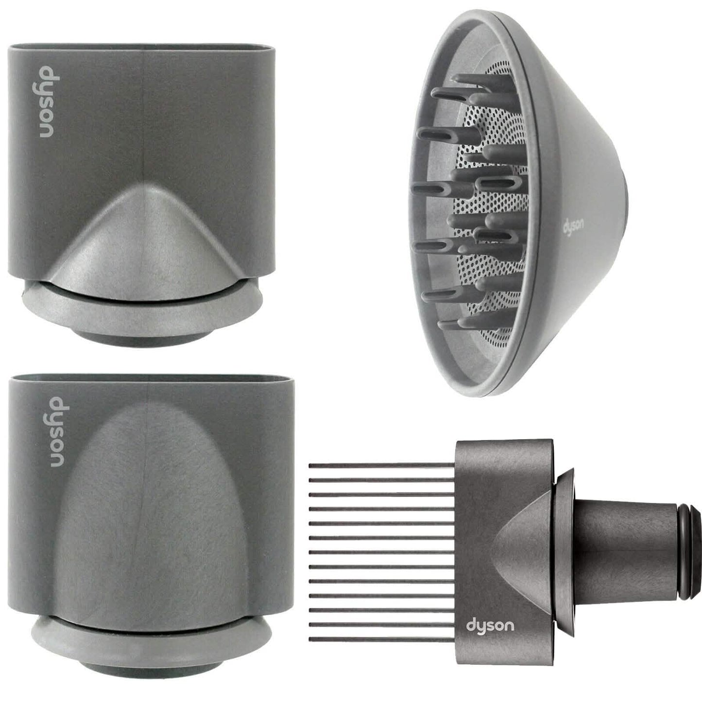 Dyson Hair Dryer Styling Concentrator, Smoothing Nozzle and Diffuser Tool (Refurbished) EasyOptionXY